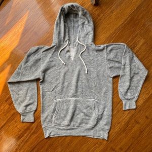 Mint Vintage cotton tri-blend hooded sweatshirt / hoodie - Size Small